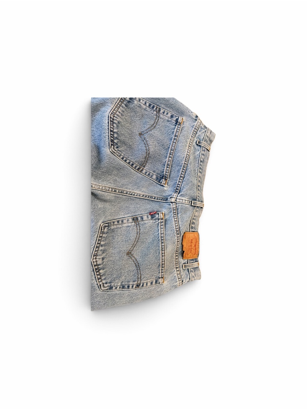 VINATGE 505Levi’s Men’s Light Wash Light Blue Straight Button Jeans 38W ,34L - Picture 7 of 7